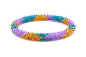 สร้อยข้อมือลูกปัดโบฮีเมียนสแต็กโทนสีดินและความรู้สึกธรรมชาติโดยงานฝีมือ MD - Product Image 3