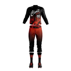 Maillots de baseball personnalisés par sublimation - Unisexe, respirants, grandes tailles, designs unis/imprimés, livraison rapide, prix abordable - Product Image 3