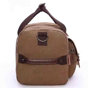 Bolsa de lona de viaje de yoga informal personalizada 2024, cuero genuino de calidad superior con cierre de cremallera, precio bajo - Product Image 2