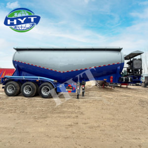 Semi-remorque citerne à ciment en vrac à 3 essieux, semi-remorque citerne à poudre robuste pour le <span class=keywords><strong>transport</strong></span> de matériaux en vrac secs - Product Image 5