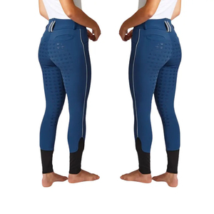 Leggings de Equitación Personalizadas OEM, de Cintura Alta, Compresión, Transpirables, de Punto, Estilo Jodhpur, para Mujer, Estilo Ecuestre Occidental - Product Image 2