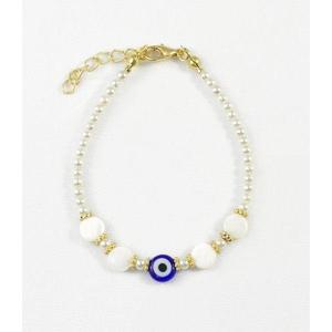 Elegante pulsera y brazalete de perlas de cristal Categoría de producto premium - Product Image 1