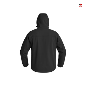 เสื้อแจ็คเก็ตซอฟต์เชลล์ออกแบบตามสั่ง สวมใส่สบายสำหรับผู้ชาย ซิปปิดแบบรักษ์โลก เนื้อผ้าระบายอากาศได้ดี พร้อมโลโก้แบบกำหนดเอง - Product Image 4