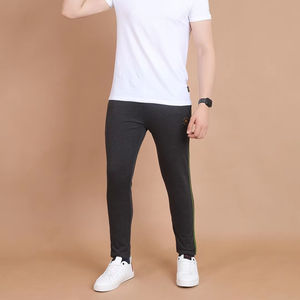 กางเกงวอร์มผ้าสแปนเด็กซ์ระบายอากาศได้ดีสำหรับผู้ชายกางเกงวิ่งออกกำลังกายผ้าคอตตอนแบบลำลองย้อมสีล้วนขนาด XL 2025ใหม่ล่าสุด - Product Image 1