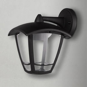 Lanterna da giardino Barli E27 con braccio superiore e supporto a parete nero, IP44 max. 60W (GSC 201640002) - Product Image 3