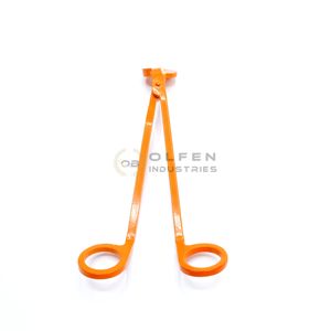 Cortador de mecha de vela, tijeras de acero inoxidable recubiertas de Color naranja, multiusos, oferta - Product Image 3