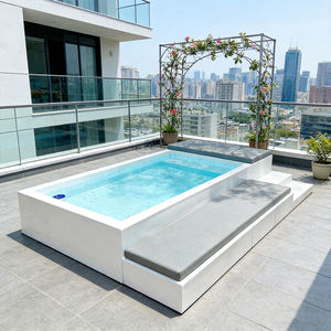 Piscina con Cubierta Transparente, Piscina para Perros, Piscina de Hielo, Fabricante de Piscinas con Tobogán, Piscina de Color Popular - Product Image 1