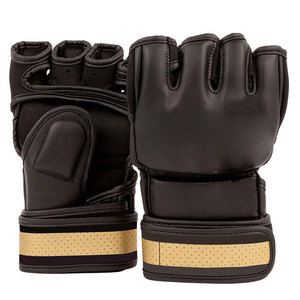Professional High Quality PU Leather Boxing Training <b>Gloves</b> <b>Moisture</b> Wicking Hook Loop Closure Unisex Adult Factory <b>Gloves</b> - Product Image 1