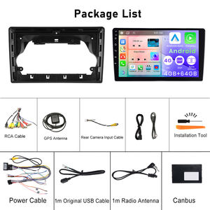 Podofo <span class=keywords><strong>Android</strong></span> Autoradio 4 + 64G 10 ''sans fil Carplay <span class=keywords><strong>Android</strong></span> <span class=keywords><strong>Auto</strong></span> pour Ford Transit 350 2021 IPS DSP GPS RDS WIFI Vente en gros - Product Image 6