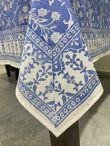 Nueva tendencia 2025 cubierta de mesa con estampado de bloque de mano India algodón mantel de mesa personalizado para boda - Product Image 6