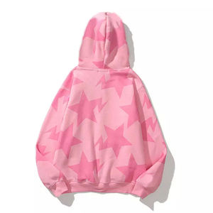 Sudadera con capucha unisex personalizada de 100% algodón con cremallera de cara completa impresión digital de gran tamaño logotipo personalizado liso teñido para otoño sudaderas de hombre - Product Image 6