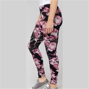 Leggings de sport pour femmes, taille haute, respirants, à cordon de serrage, solides, séchage rapide, légers - Product Image 4