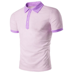 Polos de hombre de tela transpirable último diseño ropa informal camisas polo de Hombre talla grande algodón con logotipo personalizado - Product Image 1