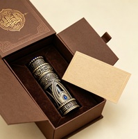 Minyak Attar Oud Essence Zamac Cap Essence Arab Dubai Mewah 3ml Botol Kaca Dengan Tongkat Kaca