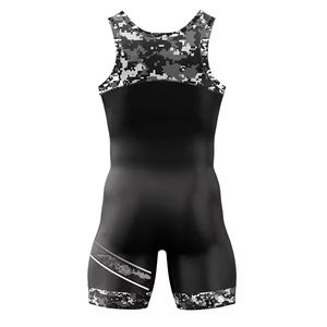 Singlet de musculation classique, tissu doux de haute qualité, service OEM personnalisé, vêtements de fitness, singlet de lutte - Product Image 1