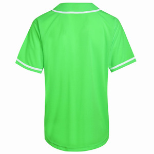 Logo personnalisé sublimation maillot de baseball 100% polyester vierge maillot de softball bouton complet t-shirts de baseball - Product Image 2