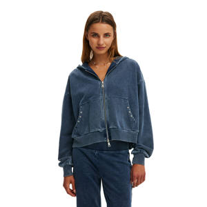 Conjunto Deportivo de Mujer con Cremallera, Estampado de Serigrafía, Lavado Ácido, Sudadera Corta con Capucha y Pantalones Jogger - Product Image 4