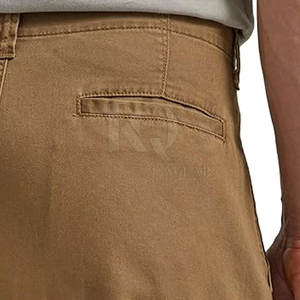 กางเกงคาร์โก้ผู้ชายสไตล์ลำลอง ผ้าฝ้าย 100% เอวกลาง น้ำหนักเบา ระบายอากาศได้ดี เหมาะสำหรับใส่ในชีวิตประจำวันและกิจกรรมกลางแจ้ง - Product Image 5