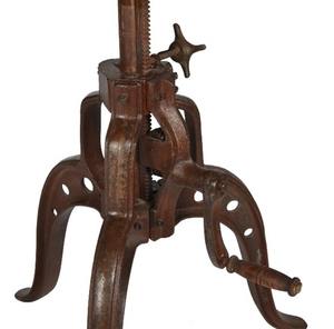 Table basse moderne à manivelle en fer Bruno avec mobilier de salon décoratif en bois de manguier léger et portable avec fonctions de rangement - Product Image 2