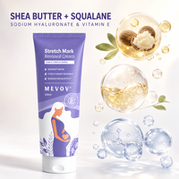 Crème anti-vergetures à la formule personnalisée au beurre de karité et à l'hyaluronate de sodium, crème réparatrice nourrissante en profondeur pour la peau, soins corporels