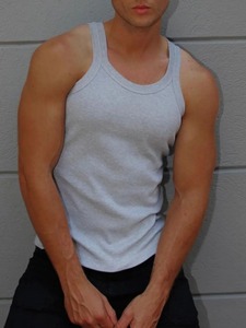 เสื้อยืดแขนกุดทรงหลวมสำหรับผู้ชายเสื้อกล้ามเล่นกีฬาผ้าฝ้ายสำหรับออกกำลังกายฤดูร้อนออกแบบโลโก้ได้ตามต้องการ - Product Image 6