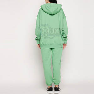 Survêtements d'hiver à capuche légers et respirants pour femmes en polyester/coton Vente à chaud - Product Image 3