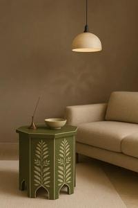 Mesa de Centro de Incrustaciones de Hueso de la Mejor Calidad con Patrón Artesanal de Lujo para Boutiques y Salas de Estar a Precio de Mayoreo - Product Image 2