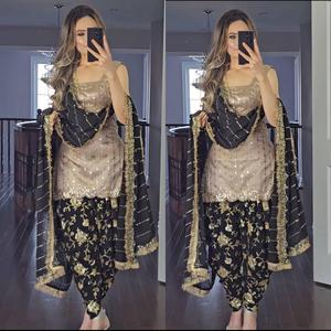 Top en Georgette de haute qualité, tendance et attrayant, avec dupatta et broderies, fabriqué en Inde - Product Image 5