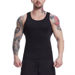 เสื้อกล้ามกีฬาพลัสไซส์สำหรับผู้ชายเสื้อกล้ามออกกำลังกายลำลองสุดสบายเสื้อกล้ามถักนิตติ้งสำหรับยิมเสื้อกล้ามระบายอากาศขายส่ง - Product Image 1