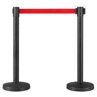 Ligne de file d'attente personnalisée ceinture de contrôle des foules barrière poteau poteau support système diviseurs Stanchion