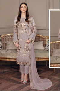 ชุดสูทผ้าลายจอร์เจียแบบหนามาใหม่พร้อมชุดกึ่งเย็บปักสำหรับใส่ทำงาน - Product Image 3