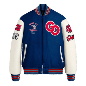 Wholesale Custom Professional <b>Mens</b> <b>Varsity</b> College Baseball <b>Bomber</b> 2025 Customised Logo Letterman <b>Jacket</b> For <b>Men</b> - Product Image 4