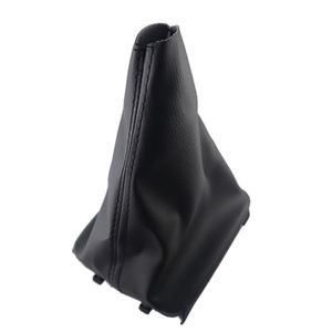 Polaina de cambio de marchas de cuero negro OEM 7588.PC compatible con Peugeot 206 y 206 + perilla de cambio de coche - Product Image 1