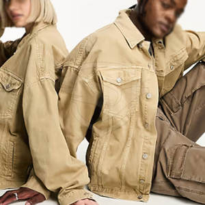 แจ็กเก็ตยีนส์ใช้ได้ทั้งชายและหญิงแห้งเร็วโลโก้ที่กำหนดเอง - Product Image 3