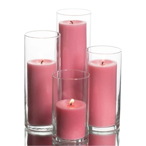 Tarros de velas perfumadas vacías de cristal de lujo con logotipo personalizado decoración de comedor velas de cera de soja Navidad hecho a mano diseño moderno de larga combustión - Product Image 4