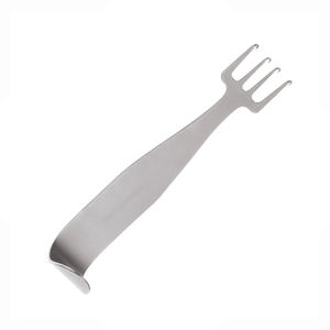 Maxwell Flap Retractor 4 <b>12</b> Inch 14.4cm Prongs With <b>Ratchet</b> Surgical Veterinary Instruments Adson Retractors - Product Image 2