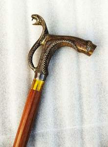 Bastón de Madera de Primera Calidad, Bastón de Apoyo Resistente de Bajo Precio para Caminar al Aire Libre e Interior, Bastón de Madera Clásico Marrón - Product Image 2