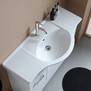 Mueble de Baño con Lavabo Ravenna de 105 cm, con Acabado Blanco para Exportación - Product Image 3