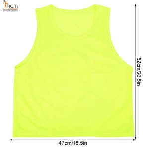 Custom Soccer Training Vests <b>Men</b> Soccer Training Mesh Jersey <b>Bib</b> Vest Factory Wholesale Soccer Vests - Product Image 5
