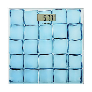 Balanza Personal Digital de vidrio templado de alta calidad con pantalla LED grande Diseño antideslizante con logotipo personalizado - Product Image 1