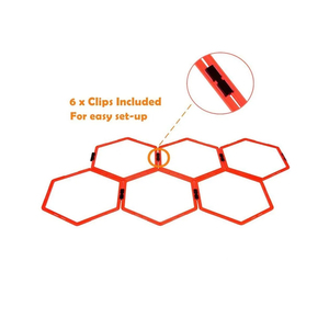 บันไดฝึกความคล่องตัวรูปหกเหลี่ยมคุณภาพดีที่สุด ขนาด 500x500 มม. ราคาถูกที่สุดจากอินเดีย - Product Image 5