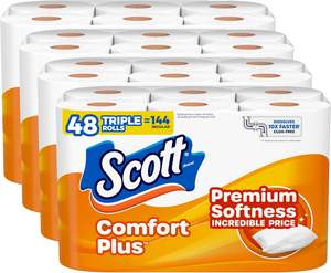 Papier toilette Scott 1000, 12 rouleaux, 12 000 feuilles (lot de 3 - paquet de 12) - Product Image 1