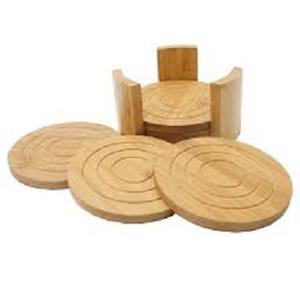 Posavasos de resina de madera redondo cuadrado personalizado de alta calidad personalizado de madera - Product Image 1