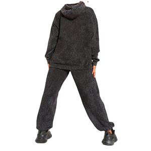 Survêtements décontractés délavés à l'acide avec logo personnalisé pour femmes polaire d'hiver hip hop de haute qualité sur mesure 2026 - Product Image 6