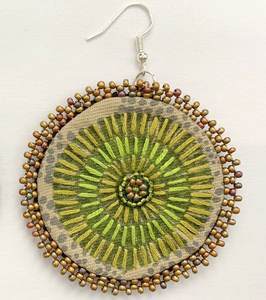 ต่างหูประดับลูกปัดลายดอกไม้สีขาว ต่างหูแบบหลายเม็ดสั่งทำได้สำหรับผู้หญิง เครื่องประดับสำหรับงานเทศกาล ราคาดีที่สุด ต่างหูลูกปัด - Product Image 4