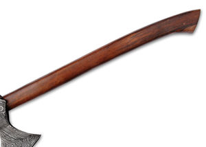 ขวานหัวเดียวเกรดอุตสาหกรรมแฮนด์เมดเหล็กพร้อมด้ามจับไม้โรสวูด - Product Image 5