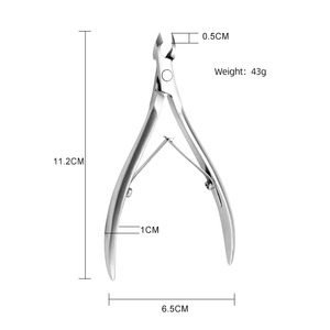 Professionnel de haute qualité en acier inoxydable manucure incarné coupe-ongles pince à ongles et pinces à cuticules pour les doigts - Product Image 2
