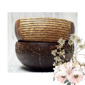 Tazón de madera de coco Artesanía natural de alta calidad Hermosa decoración del hogar Tamaño personalizado del fabricante de Vietnam - Product Image 4