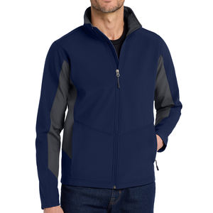 Vente en gros de vestes softshell de moto de course automobile pour hommes personnalisés à la mode 100% polyester imperméable hiver imprimé - Product Image 1