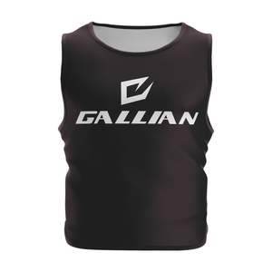 Baberos de entrenamiento de fútbol con sublimación de diseño personalizado, chaleco de fútbol sin mangas para práctica deportiva de equipo de scrimmage de malla de poliéster - Product Image 6